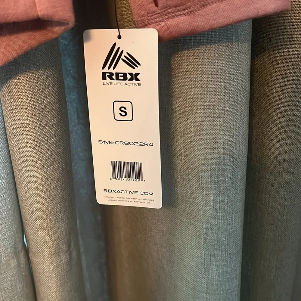 🌺🌺- RBX ACTIVE new with tags. Heather Rose upscale sweatshirt small petite. - Picture 5 of 7
